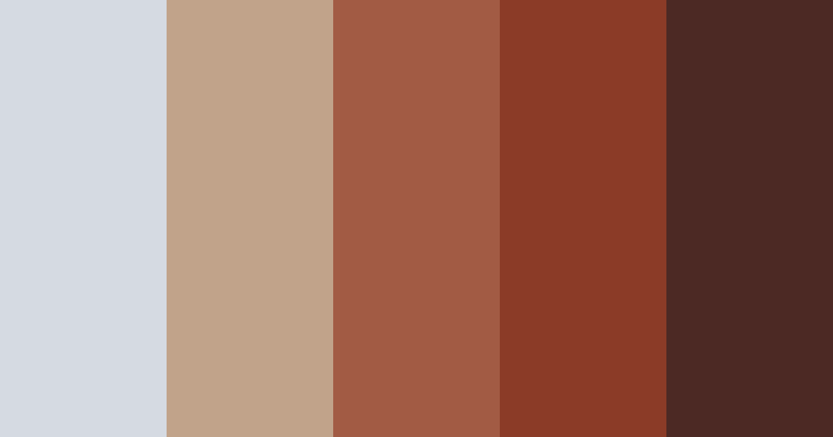 Paleta de colores Rustic Twilight