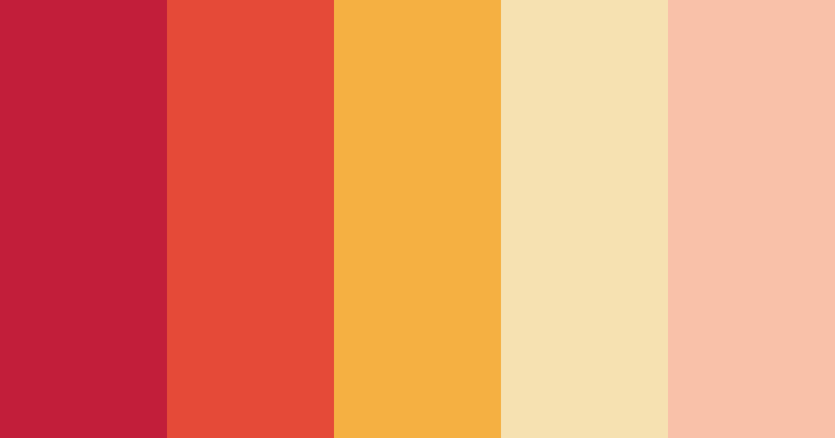 Paleta de colores Cardinal Shades