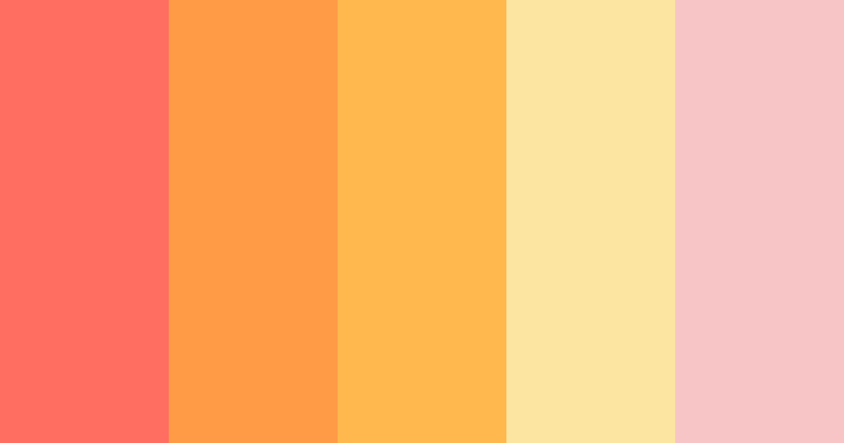 Blossom Sunset Color Palette