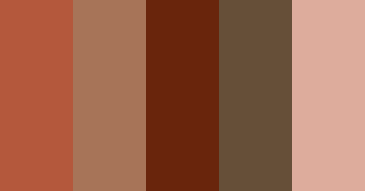 Paleta de colores Rustic Autumn Glow