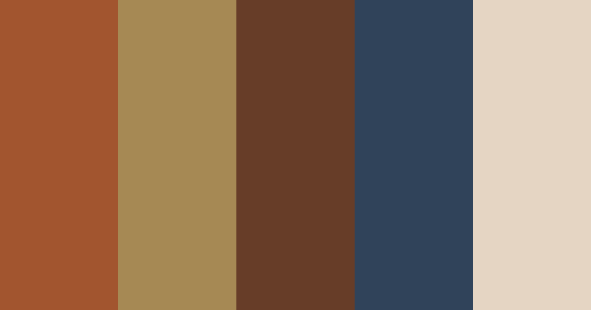 Paleta de colores Rustic Dawn Reverie