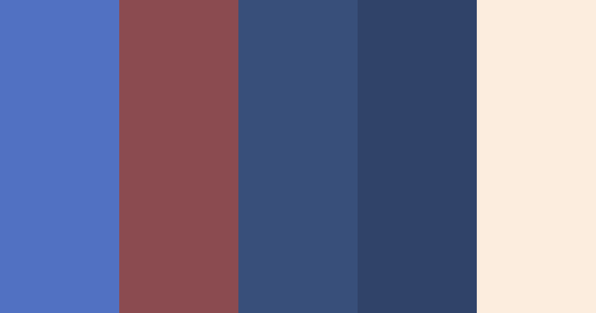 Learning Color Indigo Midnight Serenity Color Palette