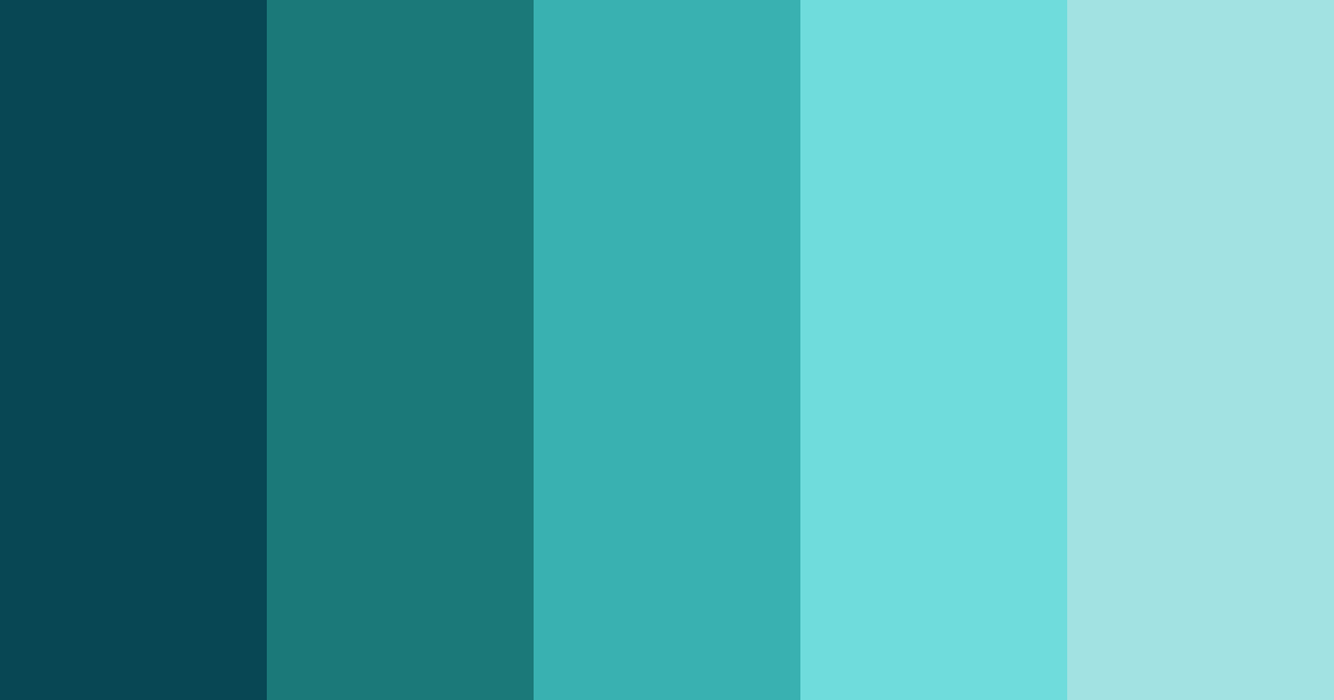 Oceanic Serenity Color Palette