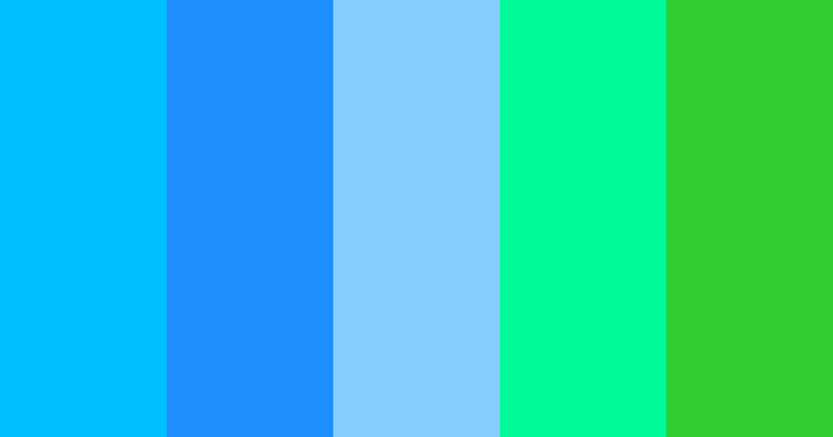 Blue Refresh Color Palette