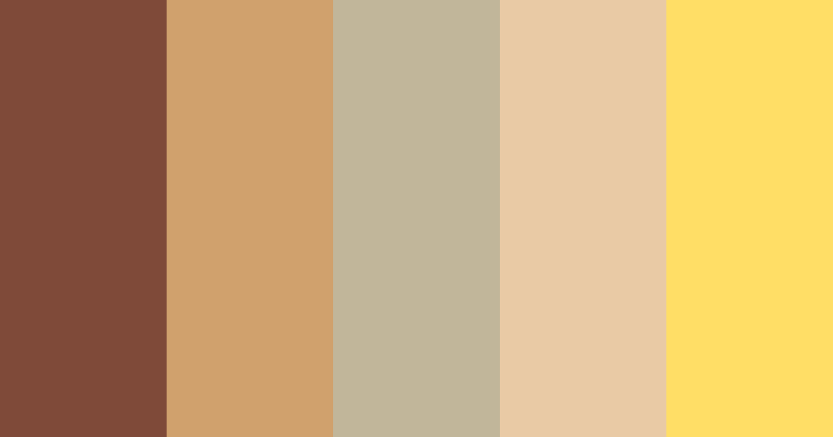 Brown Sunrise Color Palette