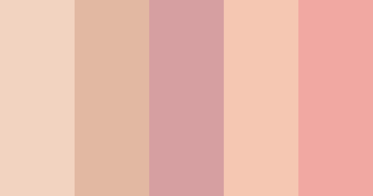 Download cool skin tone color palette PNG image (landscape)