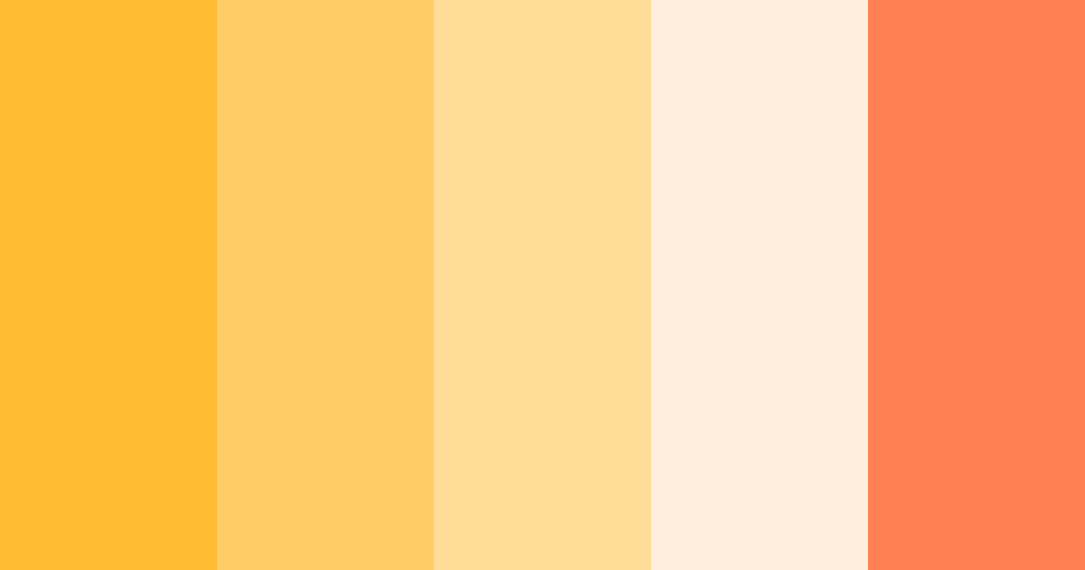 Download sunny delight color palette PNG image (landscape)
