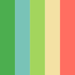 Hippie Vibes in ヒッピー Color Palettes