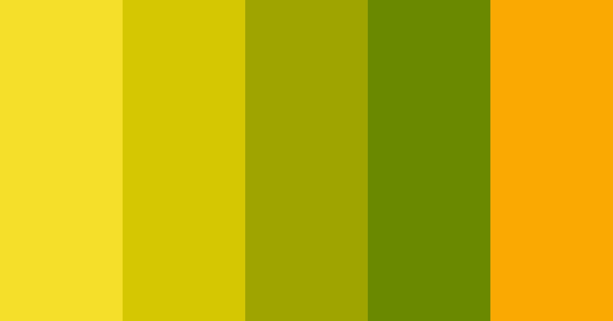 Download sunflower color palette PNG image (landscape)