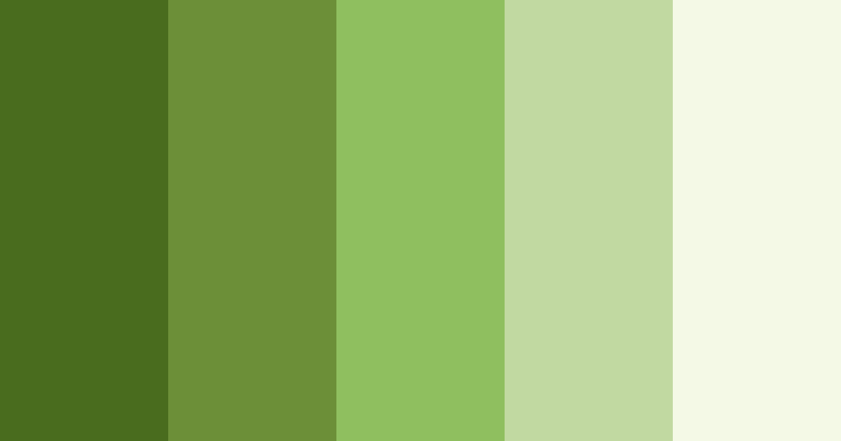 Download luxury olive green color palette PNG image (landscape)