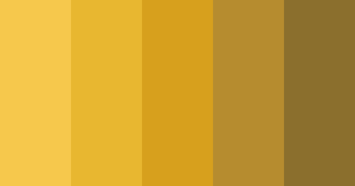Download sunflower color palette PNG image (landscape)