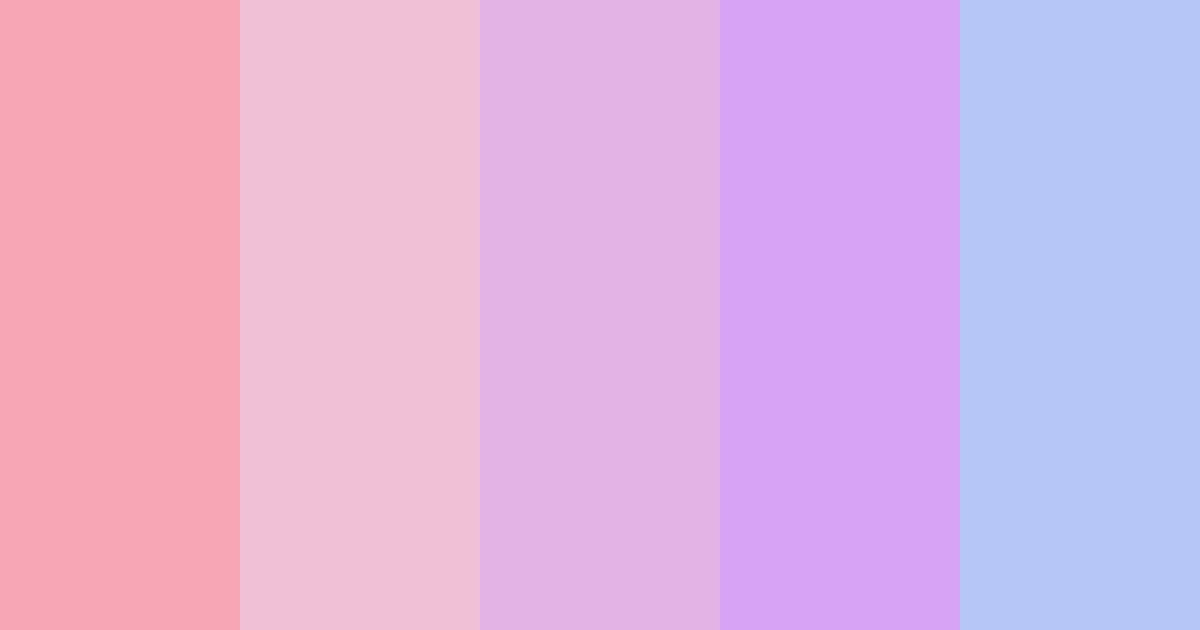 Download my melody color palette PNG image (landscape)