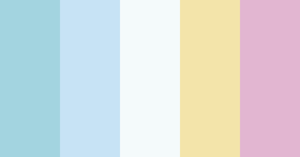 Download winter lights color palette PNG image (landscape)