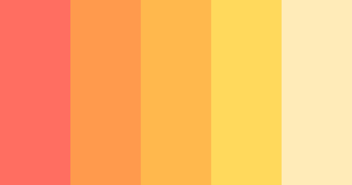 Download sunset glow color palette PNG image (landscape)