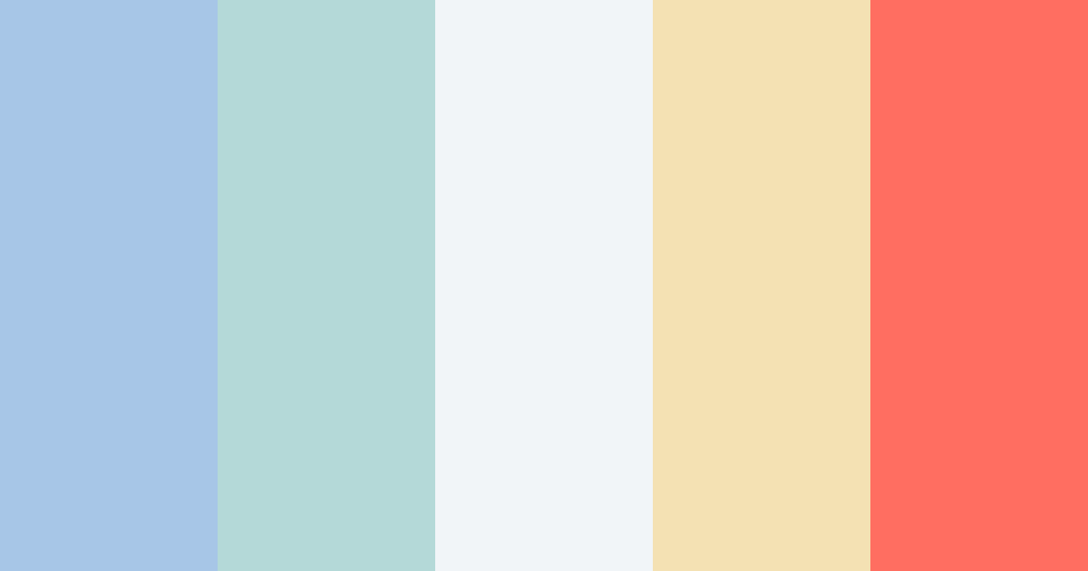 Download winter blues color palette PNG image (landscape)