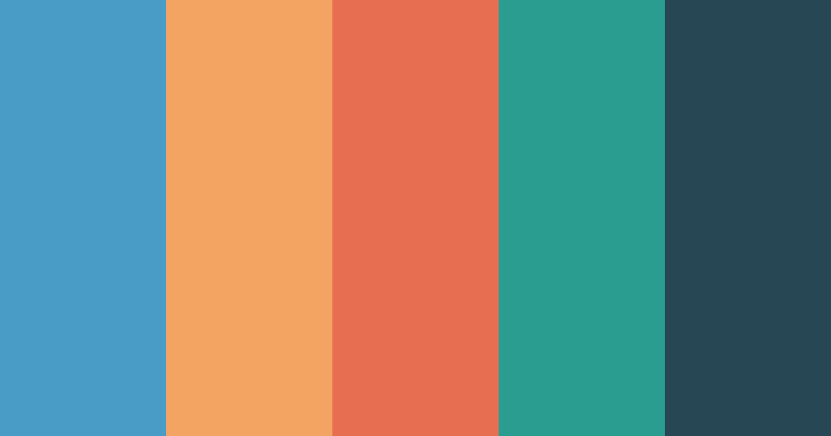 Download 1970 vibes color palette PNG image (landscape)