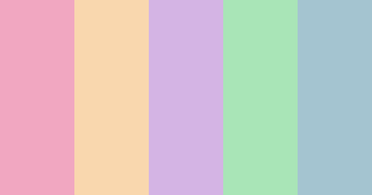 Download floral harmony color palette PNG image (landscape)