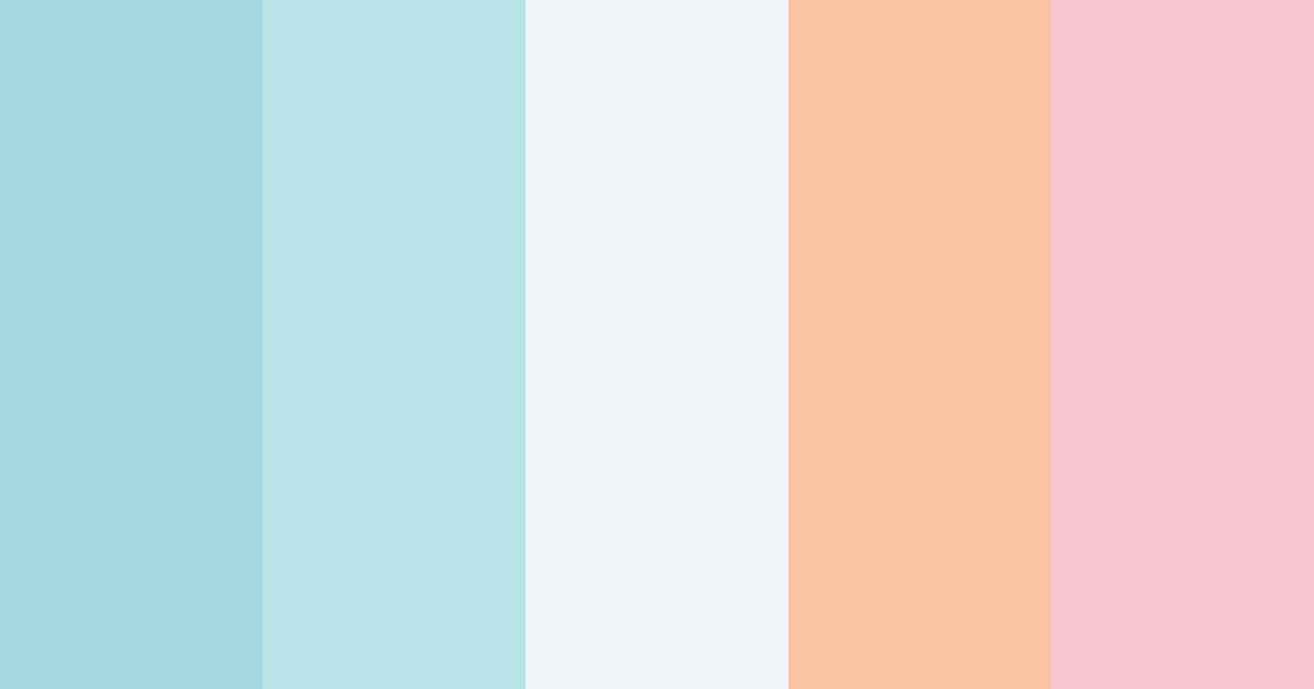 Download peaceful color palette PNG image (landscape)
