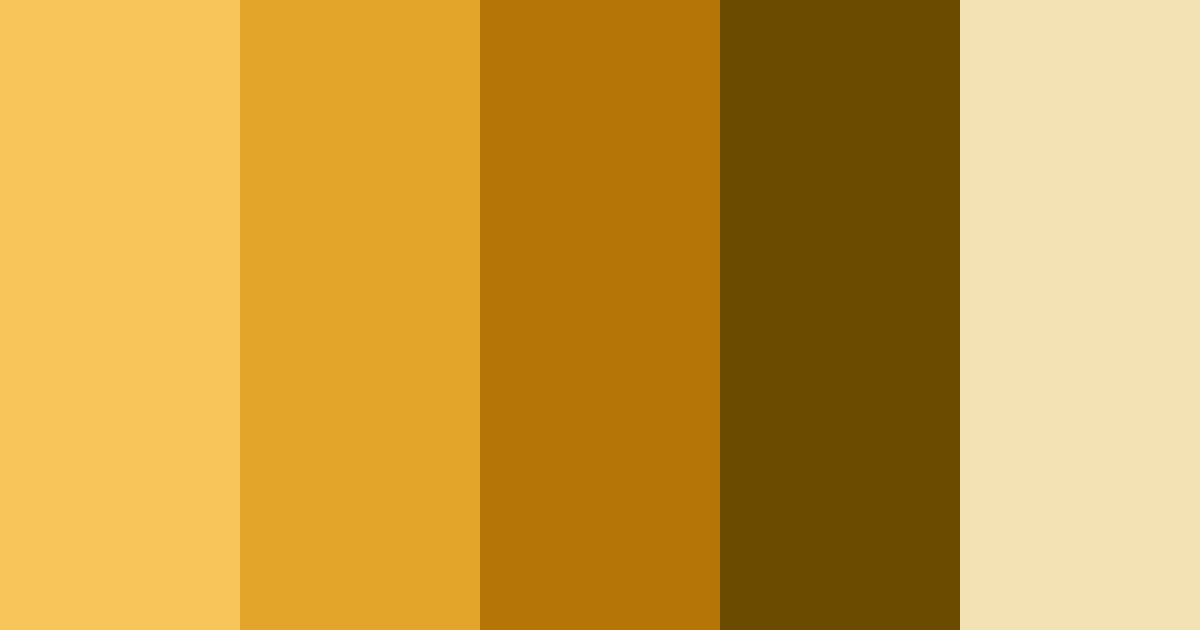 Download sunflower color palette PNG image (landscape)