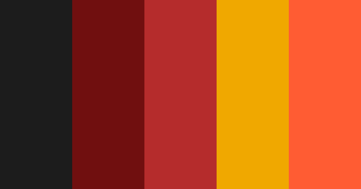Scary Colro Scary Color Palette