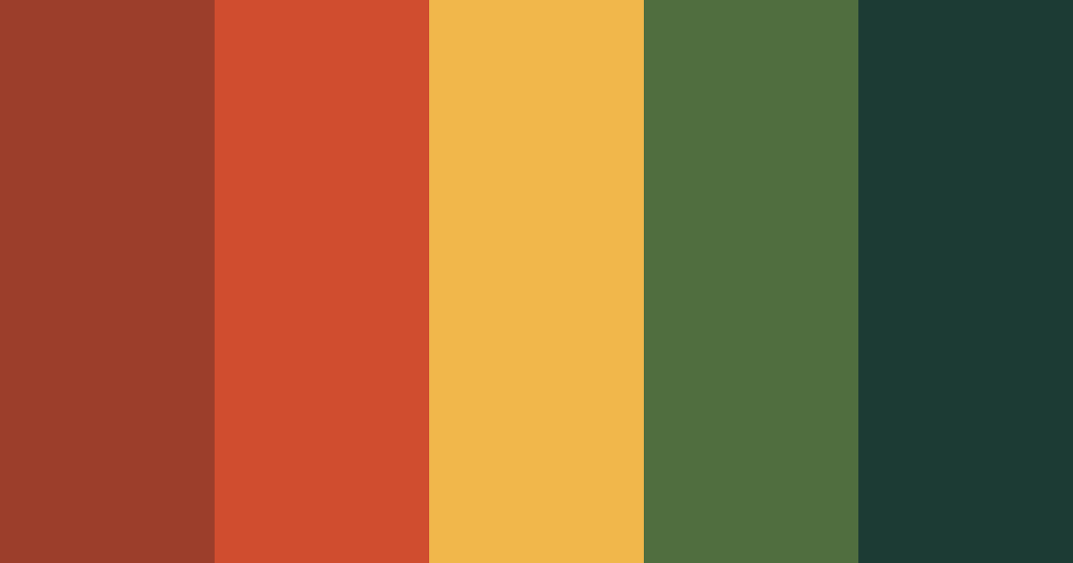Download burned forest color palette PNG image (landscape)