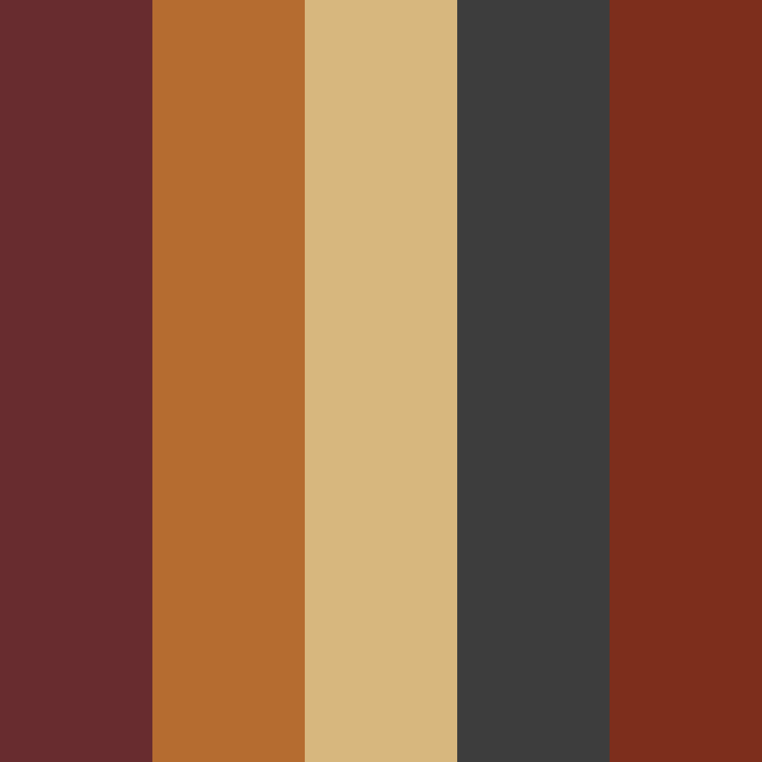 Download burned fantasy color palette PNG image (square)