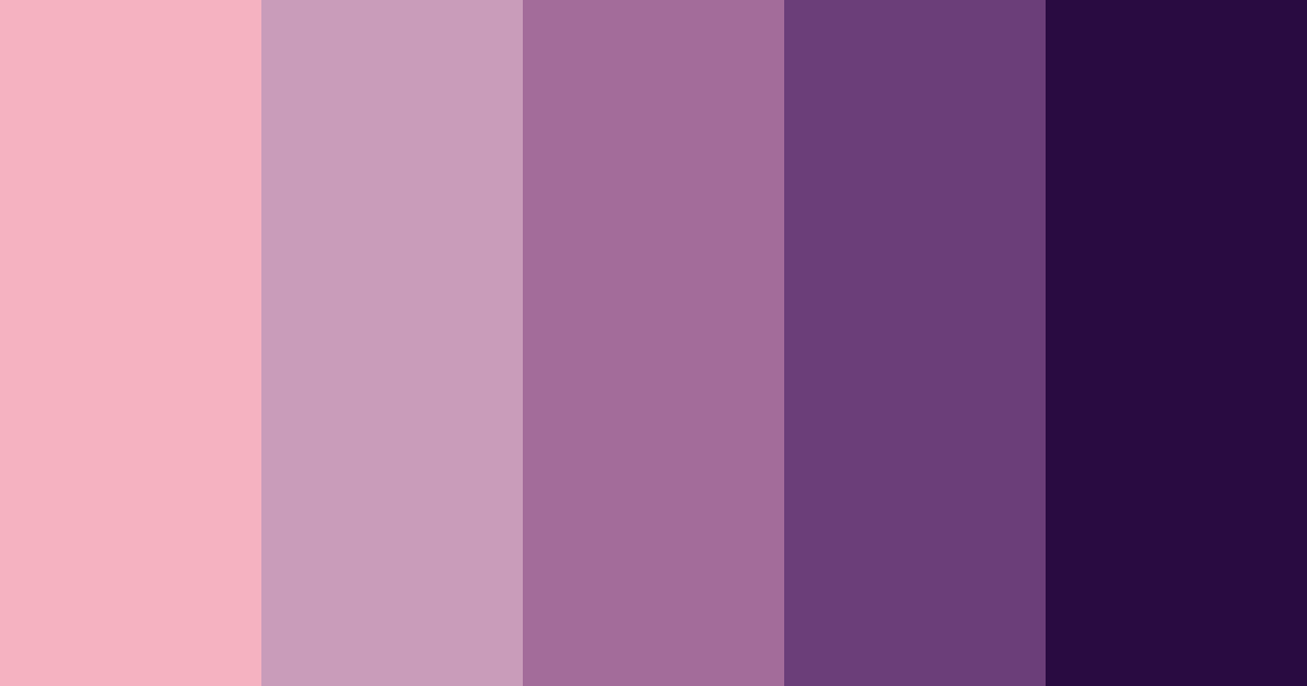 Download pink sad fairy color palette PNG image (landscape)