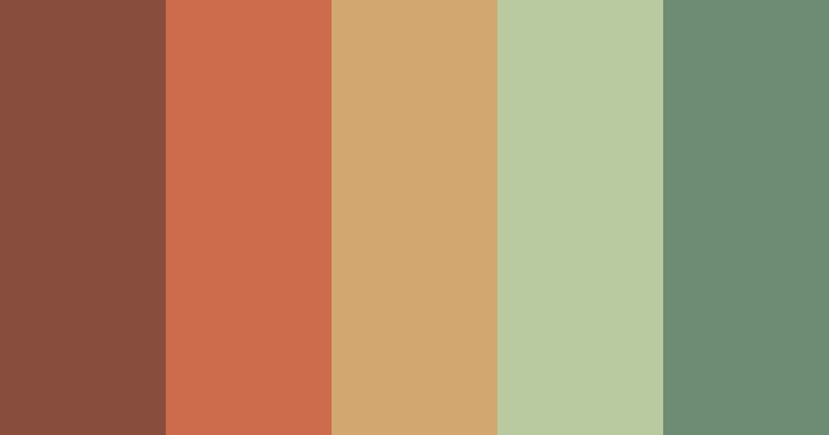 Download burned forest color palette PNG image (landscape)