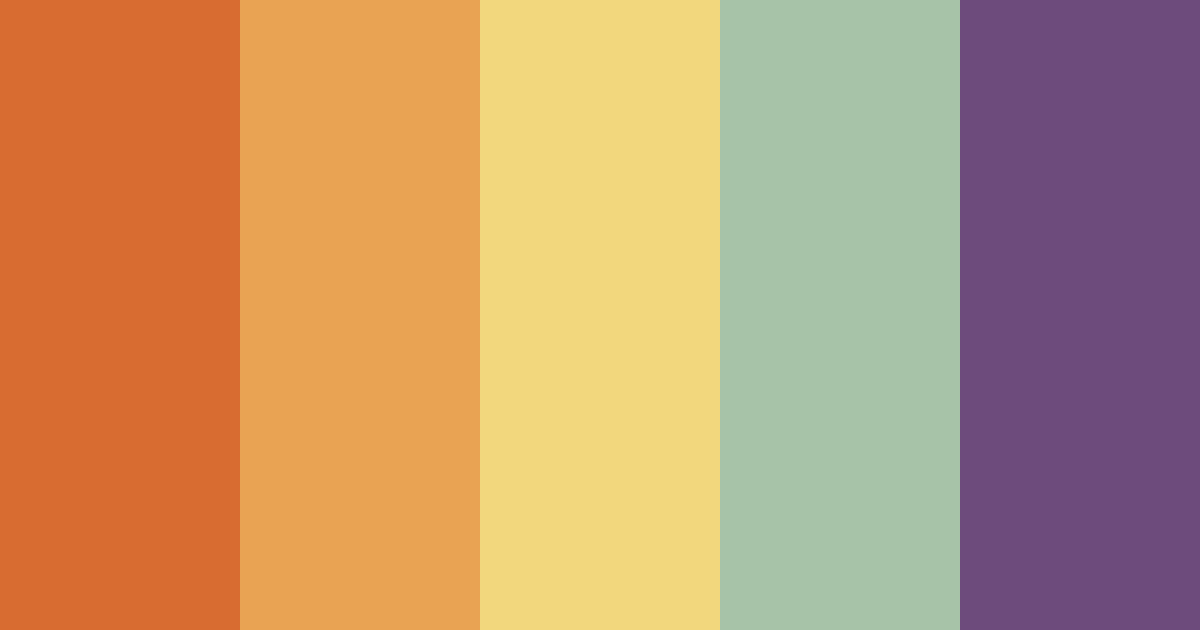Download otoño calido color palette PNG image (landscape)