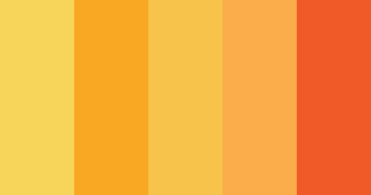 Download sunflower brights color palette PNG image (landscape)