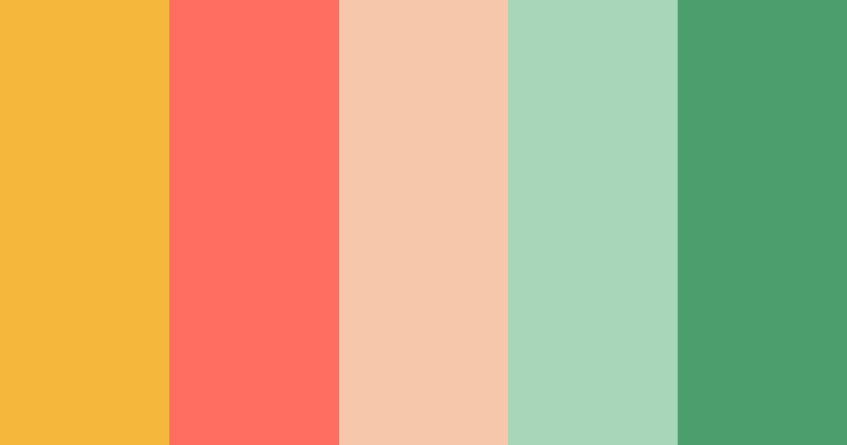 Download sunshine garden color palette PNG image (landscape)