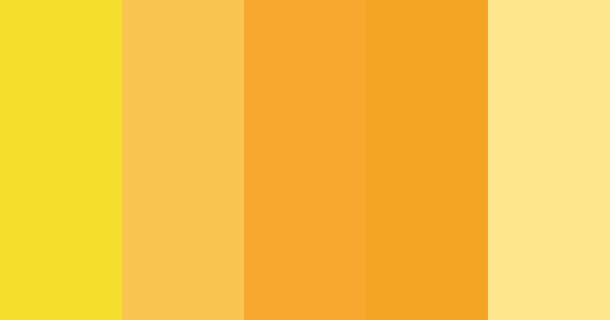 Download sunflower color palette PNG image (landscape)