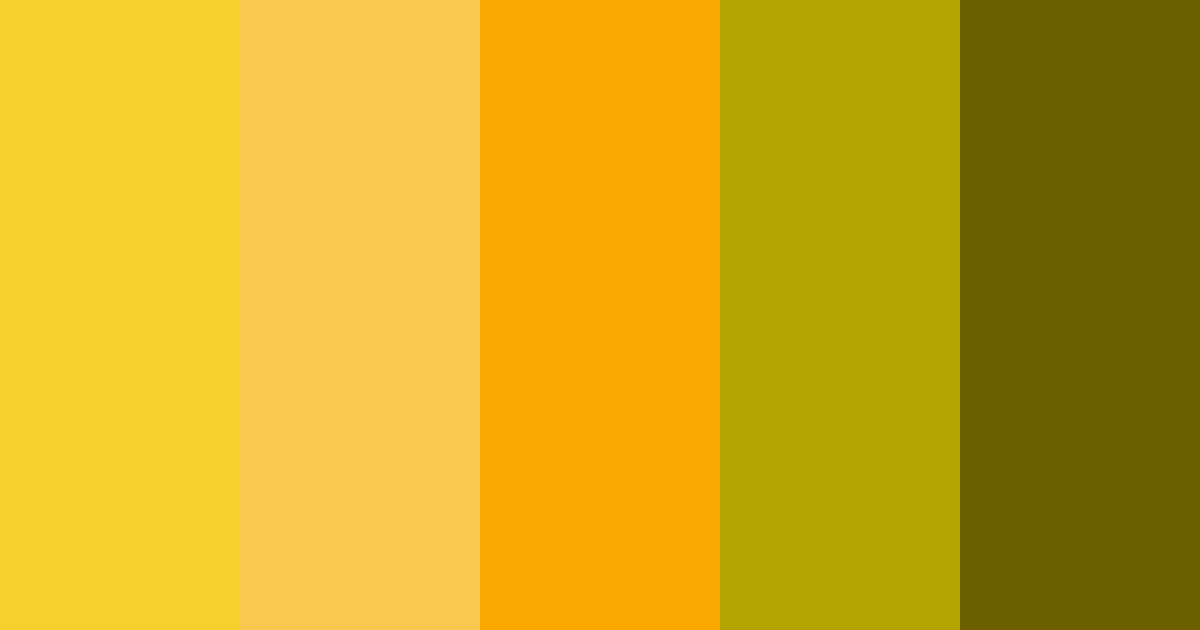Download sunflower color palette PNG image (landscape)