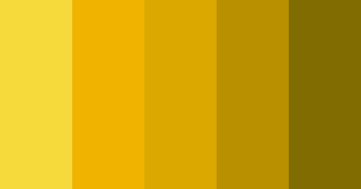 Download sunflower color palette PNG image (landscape)