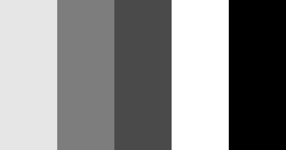 Salt and Pepper Color Palette