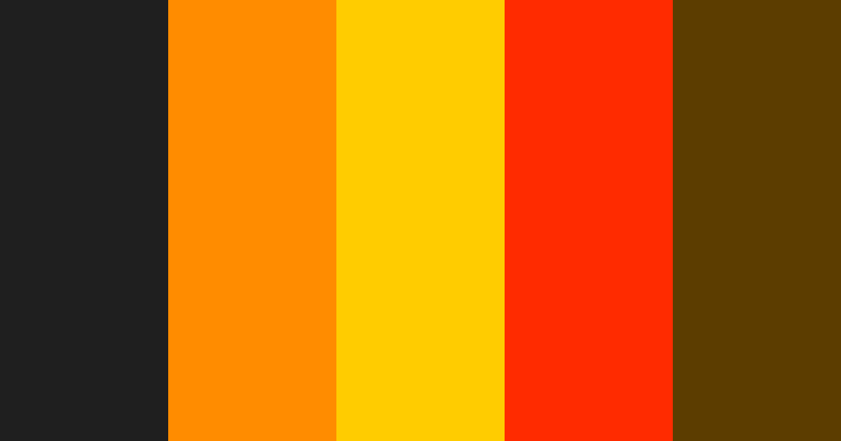 Download halloween color palette PNG image (landscape)