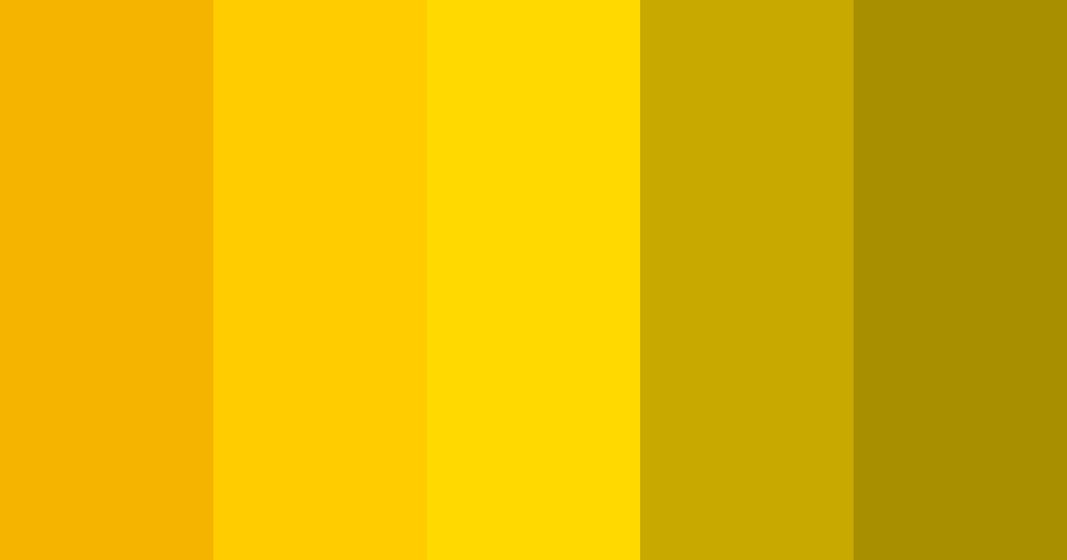 Dorado Color Palette