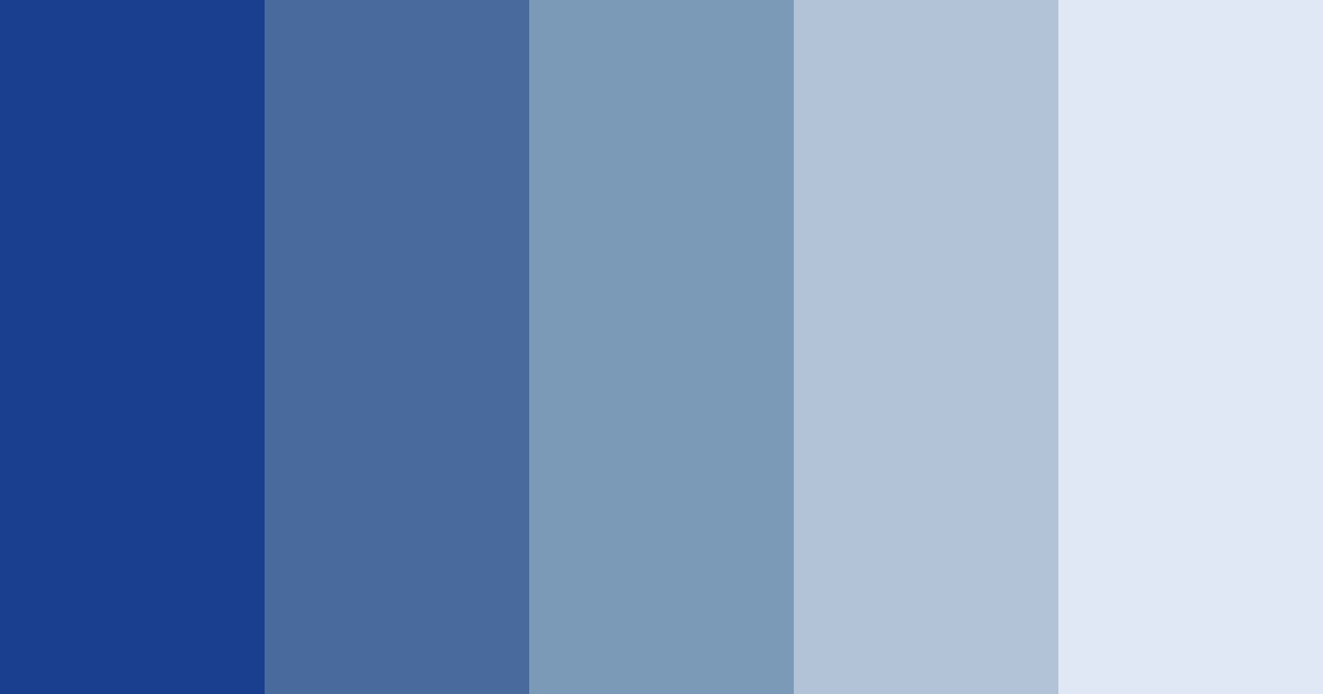 Download metallic blue color palette PNG image (landscape)