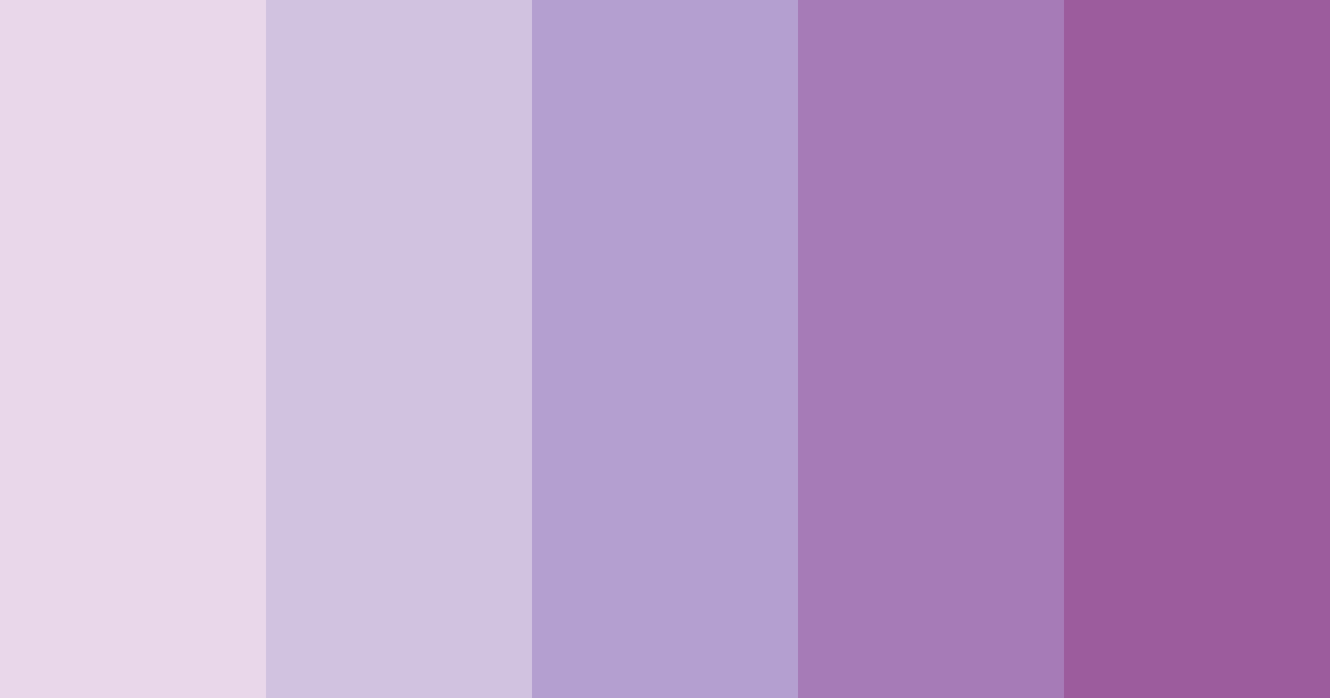 Download soft lilac dream color palette PNG image (landscape)