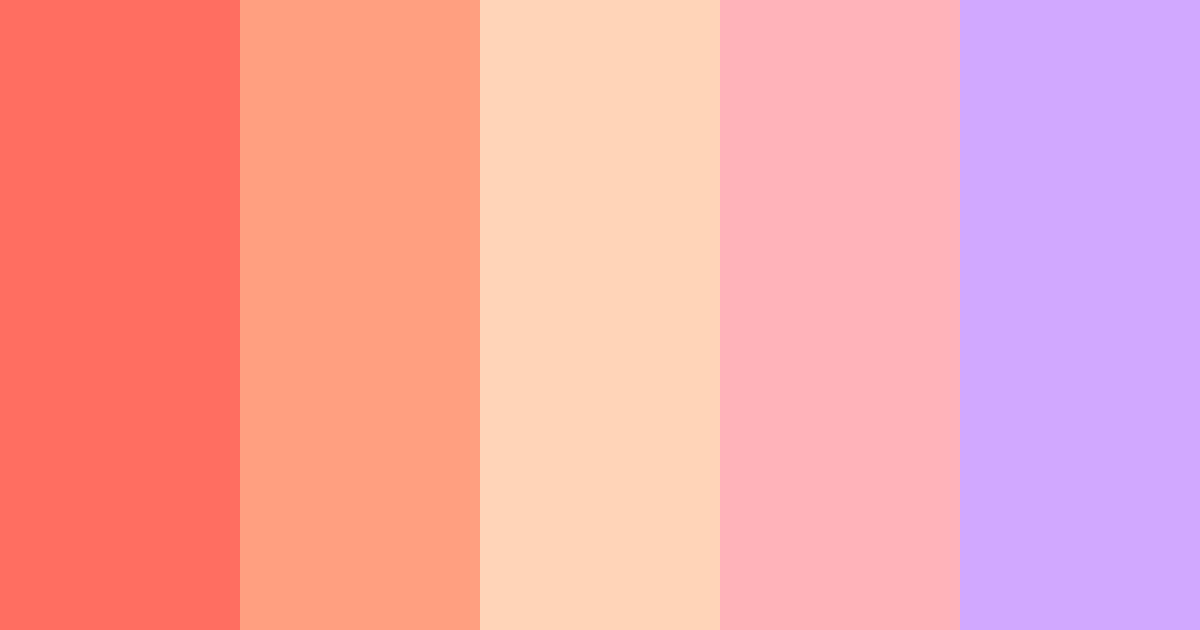 Download romantic color palette PNG image (landscape)