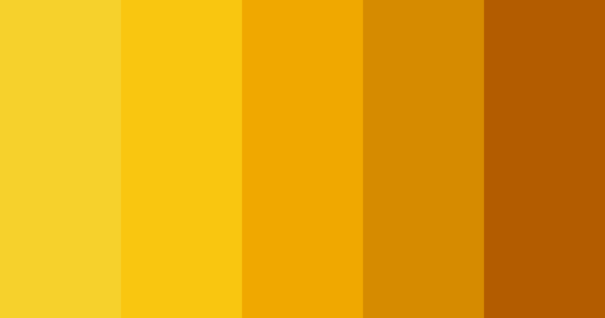 Download sunflower color palette PNG image (landscape)