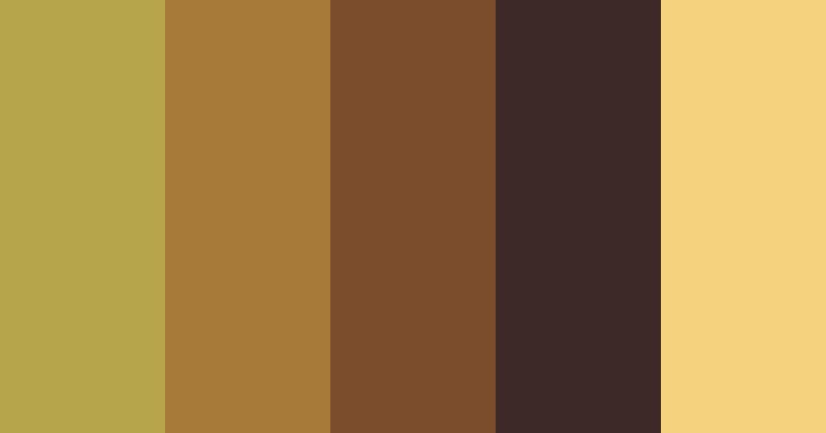 Download opulent gold color palette PNG image (landscape)