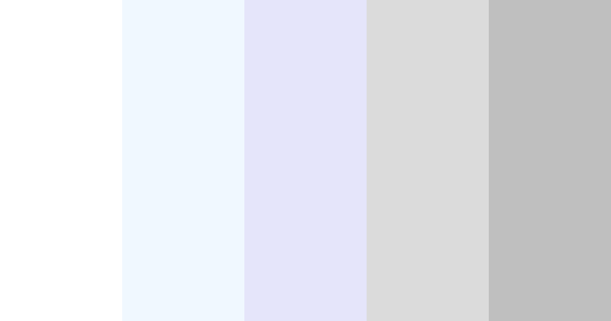 Download whimsical whites color palette PNG image (landscape)