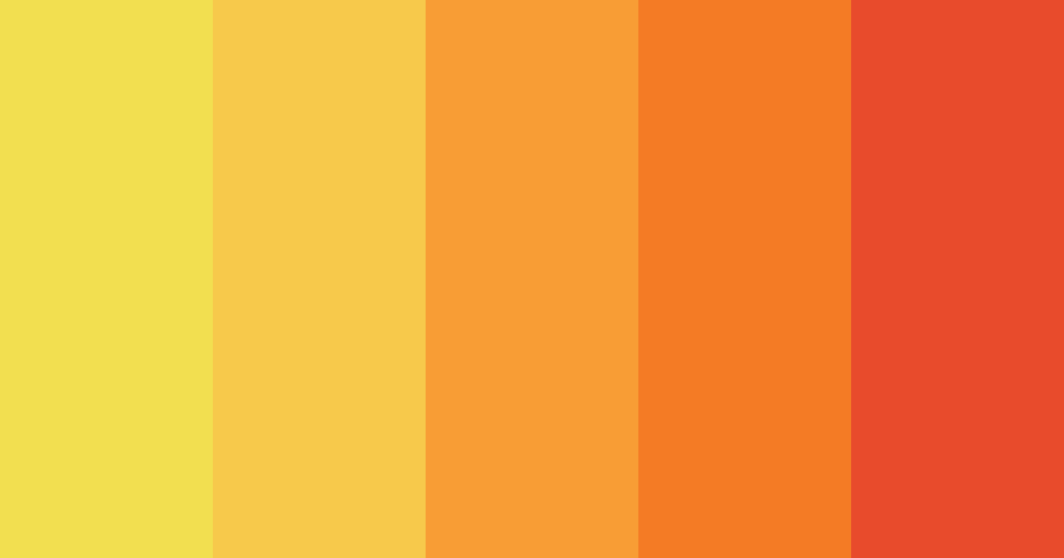 Download sunny delight color palette PNG image (landscape)