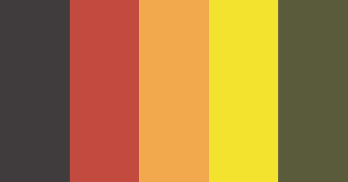 Download creepy halloween color palette PNG image (landscape)