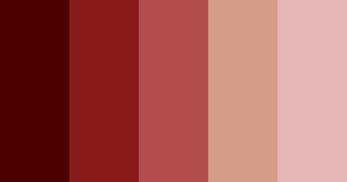 Download crimson dawn color palette PNG image (landscape)