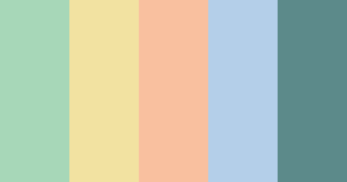 Download chilean serenity color palette PNG image (landscape)