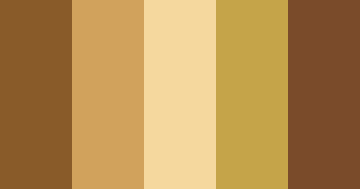 Download brown hair color palette PNG image (landscape)