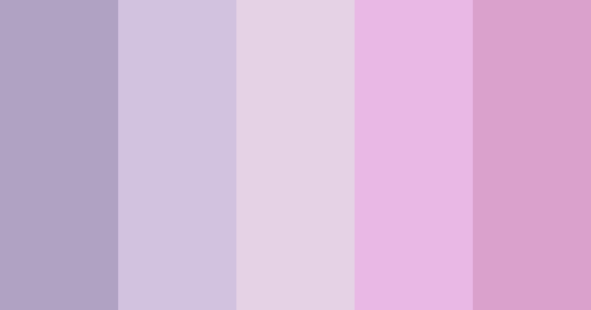 Download wisteria dreams color palette PNG image (landscape)