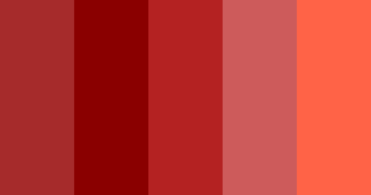 Download dark red forest color palette PNG image (landscape)